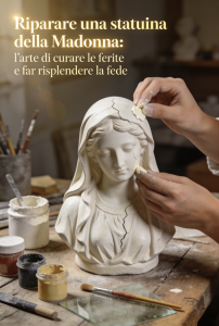 Riparare una statuina della Madonna: l’arte di curare le ferite e far risplendere la fede